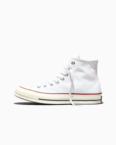 Converse Chuck 70 Canvas High Top – White/Garnet/Egret