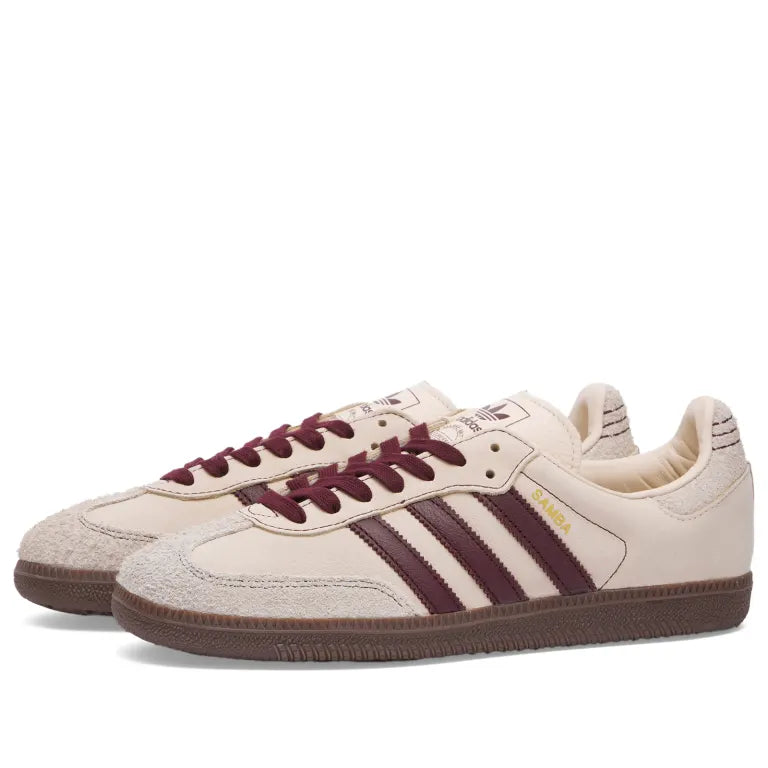Adidas Samba OG W Wonder White / Maroon / Putty Grey