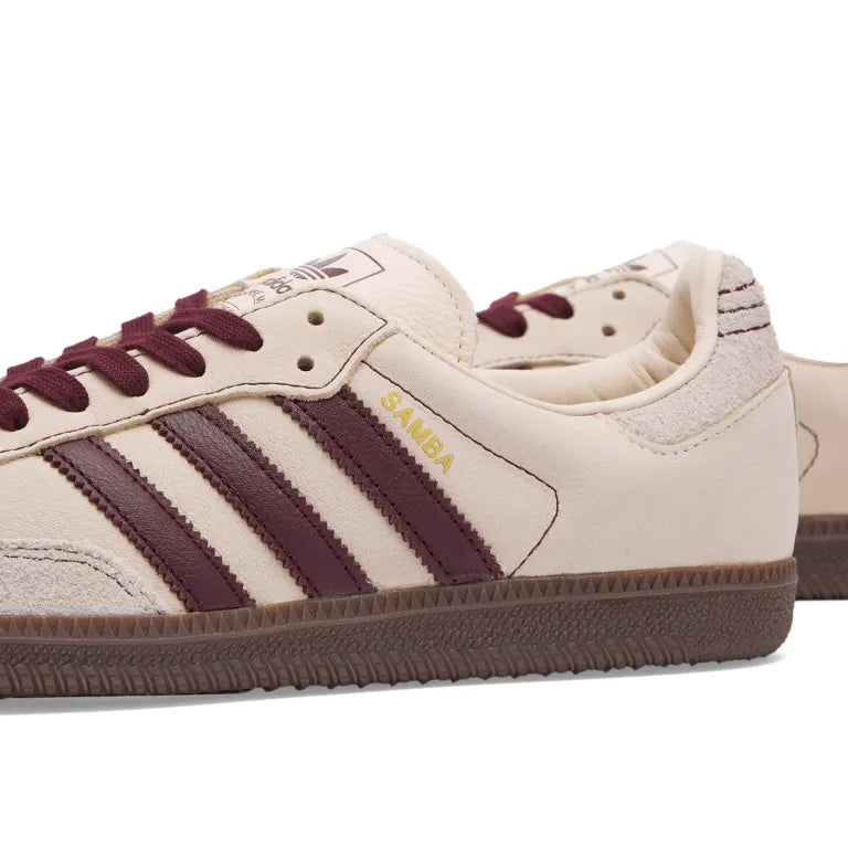 Adidas Samba OG W Wonder White / Maroon / Putty Grey