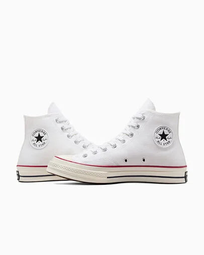 Converse Chuck 70 Canvas High Top – White/Garnet/Egret