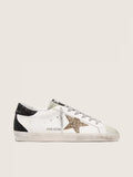 Golden Goose Women’s Super-Star (Nappa Leather / Gold & Black Glitter)
