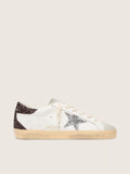Golden Goose Women’s Super-Star (Nappa Leather / Silver & Black Glitter)