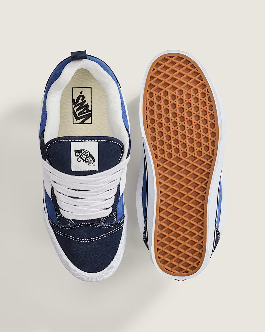 Vans Knu Skool Shoe – Navy Blue / True White